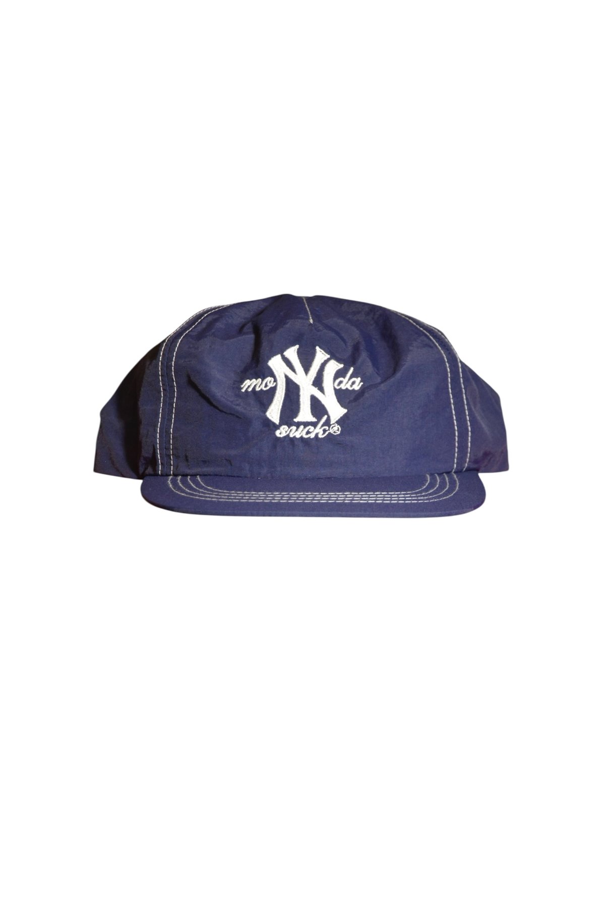 MONDAYSUCK Nylon NYC Hat - Navy | RAWDRIP OSAKA