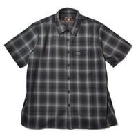 FB County S/S Checker Flannel Shirts - Black/Black