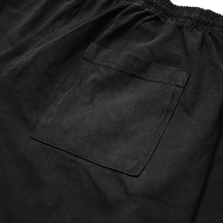 Los Angeles Apparel 8.5oz Heavy Jersey Wide Garment Dyed Casual Pants - Black