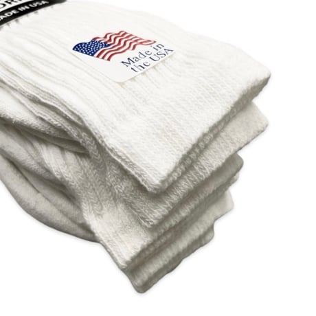 The Railroad Sock 3pack Crew Socks [3PWHT/BLK]