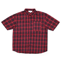 YARDSALE Faded Plaid Shirt - Red