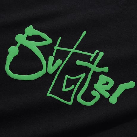 BUTTER GOODS Scribble Tee -  Black