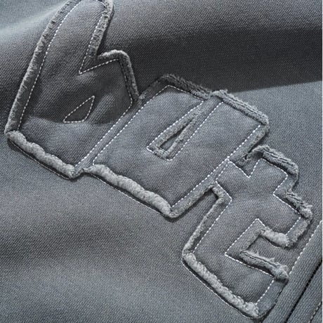 Butter Goods Mineral Wash Zip Thru Hoodie Charcoal