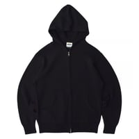 RAWDRIP Original Double Zip Cotton Knit Hoodie - Black