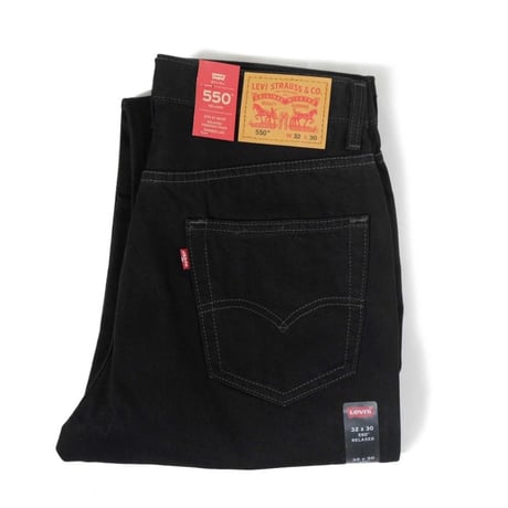 Levi's 550-0260 Relaxed Tapered Leg Jeans Black