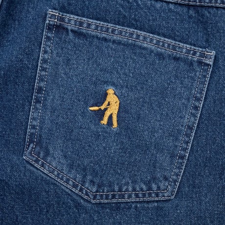 Passport Workers Club Jean Faded Wash Dark Indigo