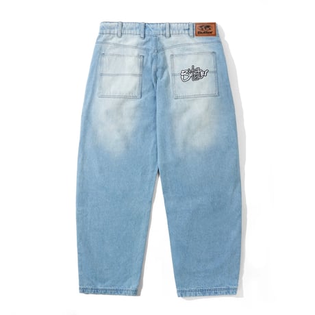 BUTTER GOODS Scribble Denim Jeans - Light Blue