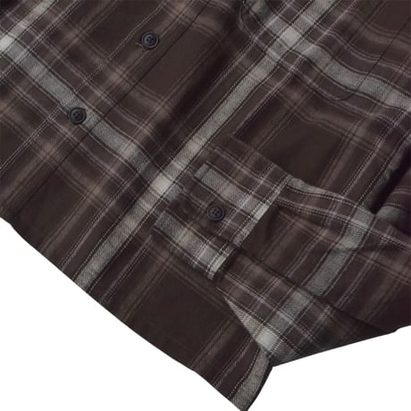 Free Planet Plaid Flannel Shirts - Brown Multi