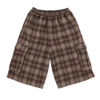 YARDSALE SHORELINE PLAID SHORTS - Brown