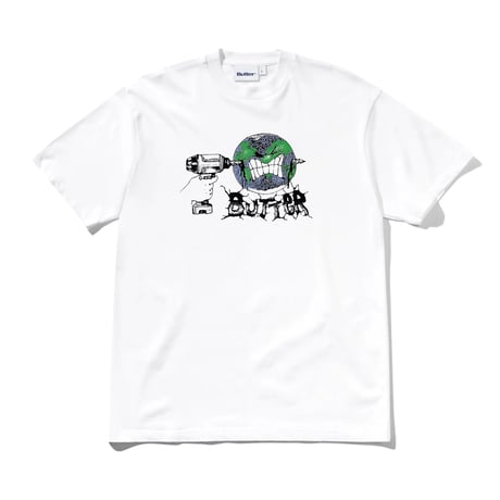 BUTTER GOODS Drill Tee - White