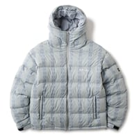 Hellrazor H Chain Suede Hooded Down Jacket Slate