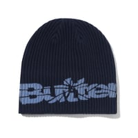 BUTTER GOODS Smashed Logo Knit Cap - Navy