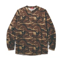 HELLRAZOR Henry Longsleeve Shirt - Coyote Camo