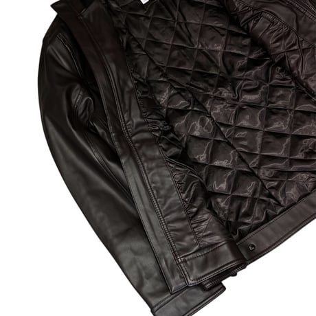 Calvin Klein Pu Jacket - Brown
