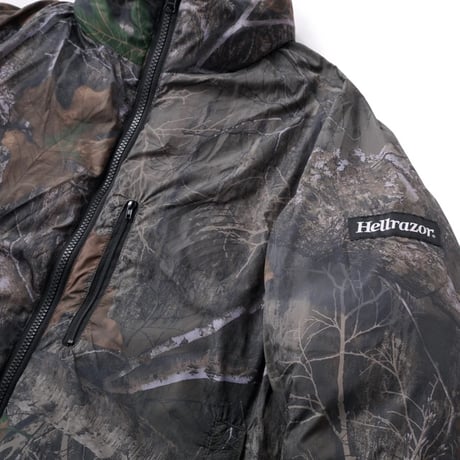 Hellrazor Ripstop Reversible Down Jacket - Black/Camo