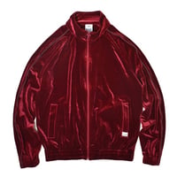 PRO CLUB Comfort Velour Track Jacket - Burgundy