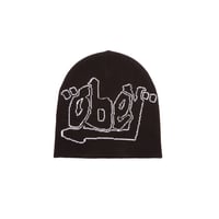 OBEY Quote Beanie Black