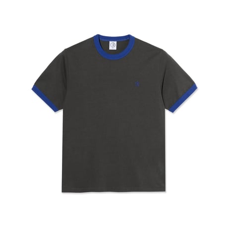 Polar Skate Ringer Tee - Black/Blue