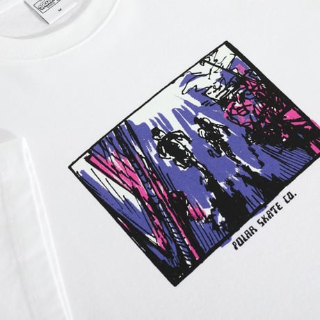 Polar Skate Running Tee - White