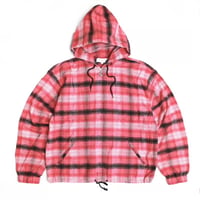 Yardsale Tartan Full-Zip Hood - Red