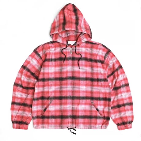 Yardsale Tartan Full-Zip Hood - Red