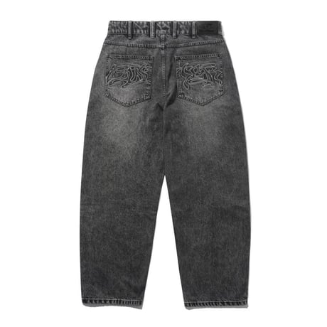 BUTTERGOODS Drummer Baggy Denim Jeans - Black