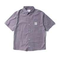 Butter Goods Equipment S/S Shirt - NavyｘBrown