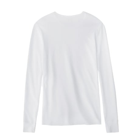 Los Angeles Apparel Poly-Cotton Thermal L/S Crewneck