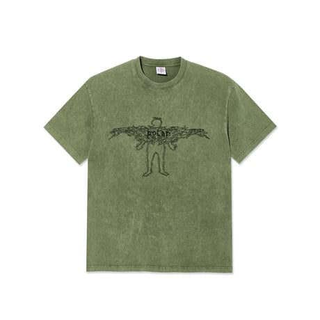 Polar Skate Co. Acid Soul Tee - Army Green
