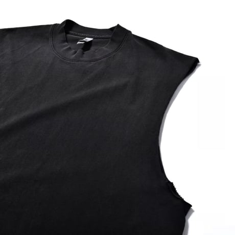 Los Angeles Apparel 6.5oz Garment Dye Sleeveless Tee [1865GD] -  Black