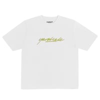 Yardsale Script T-shirt - White