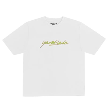 Yardsale Script T-shirt - White
