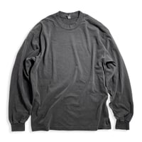 Los Angeles Apparel 6.5oz L/S Pigment Dye T-Shirts Vintage Black
