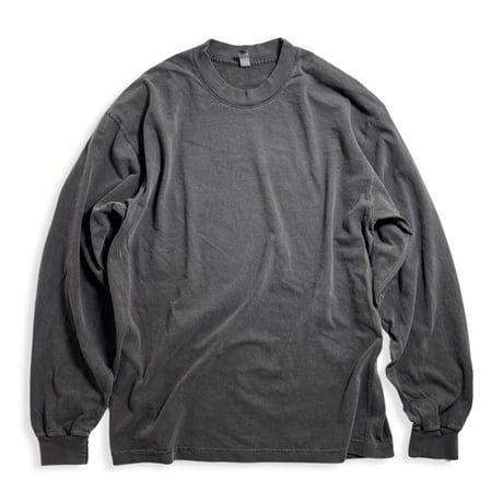 Los Angeles Apparel 6.5oz L/S Pigment Dye T-Shirts Vintage Black
