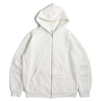 Los Angeles Apparel 14oz Heavy Fleece Full Zip Hoodie White