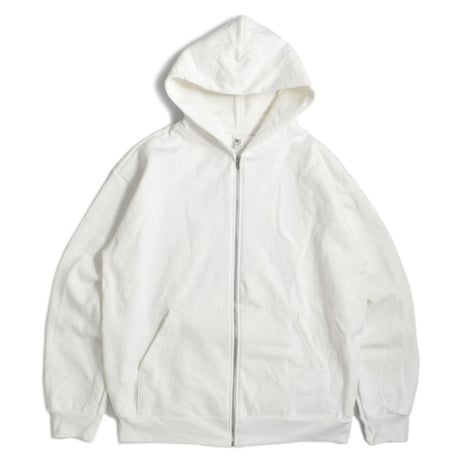 Los Angeles Apparel 14oz Heavy Fleece Full Zip Hoodie White