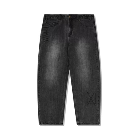 Butter Goods Stitch Denim Jeans - Distressed Grey