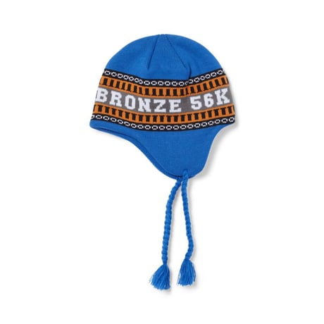 Huf × Bronze56K Flap Beanie Blue