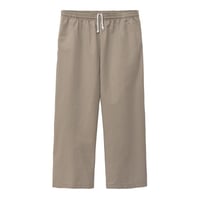 Los Angeles Apparel Poly Cotton Wide Leg Prisoner Pants - Khaki