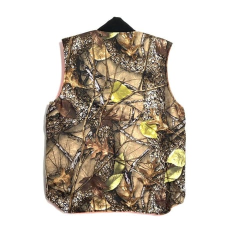World Famous Sports Real Tree Reversible Vest Burly Camo Tan