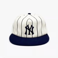 Uncle Jay's Vintage New York Yankees Pinstripe Cap - Navy