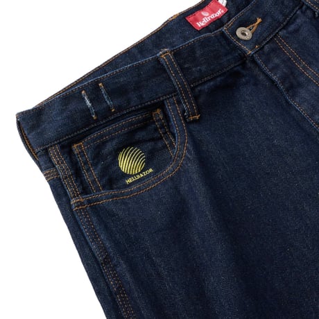 HELLRAZOR Baggy Denim Pants - One Wash Indigo