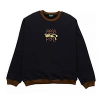 Passport Frog Lure Organic Fleece Sweater Black