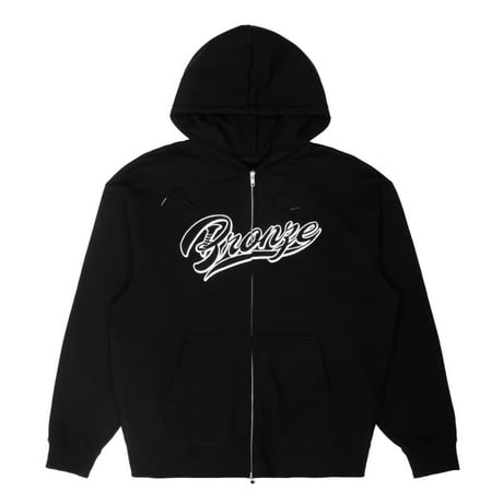 BRONZE 56K SPORTS ZIP HOODY BLACK