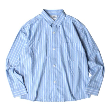 COTTON ON Hampton L/S Shirt - Soft Blue Stripe