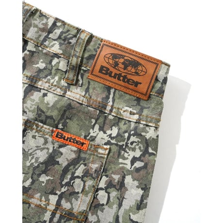 Butter Goods Bark Camo Denim Jeans Army
