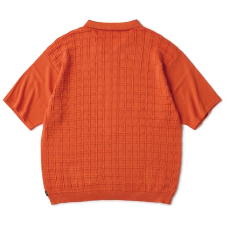 Hellrazor Square Button Knit - Orange