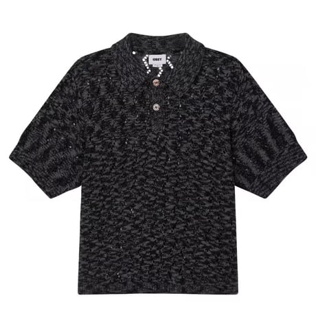 OBEY Andre Polo Sweater - Black