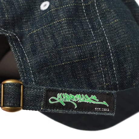 Yardsale Faded Slub Denim Cap -Blue