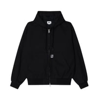 Obey Glen Zip Up Jacket - Black Faded Wash